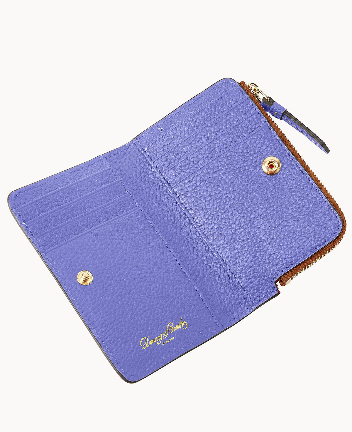 Pebble Grain Zip Credit Card Wallet 14