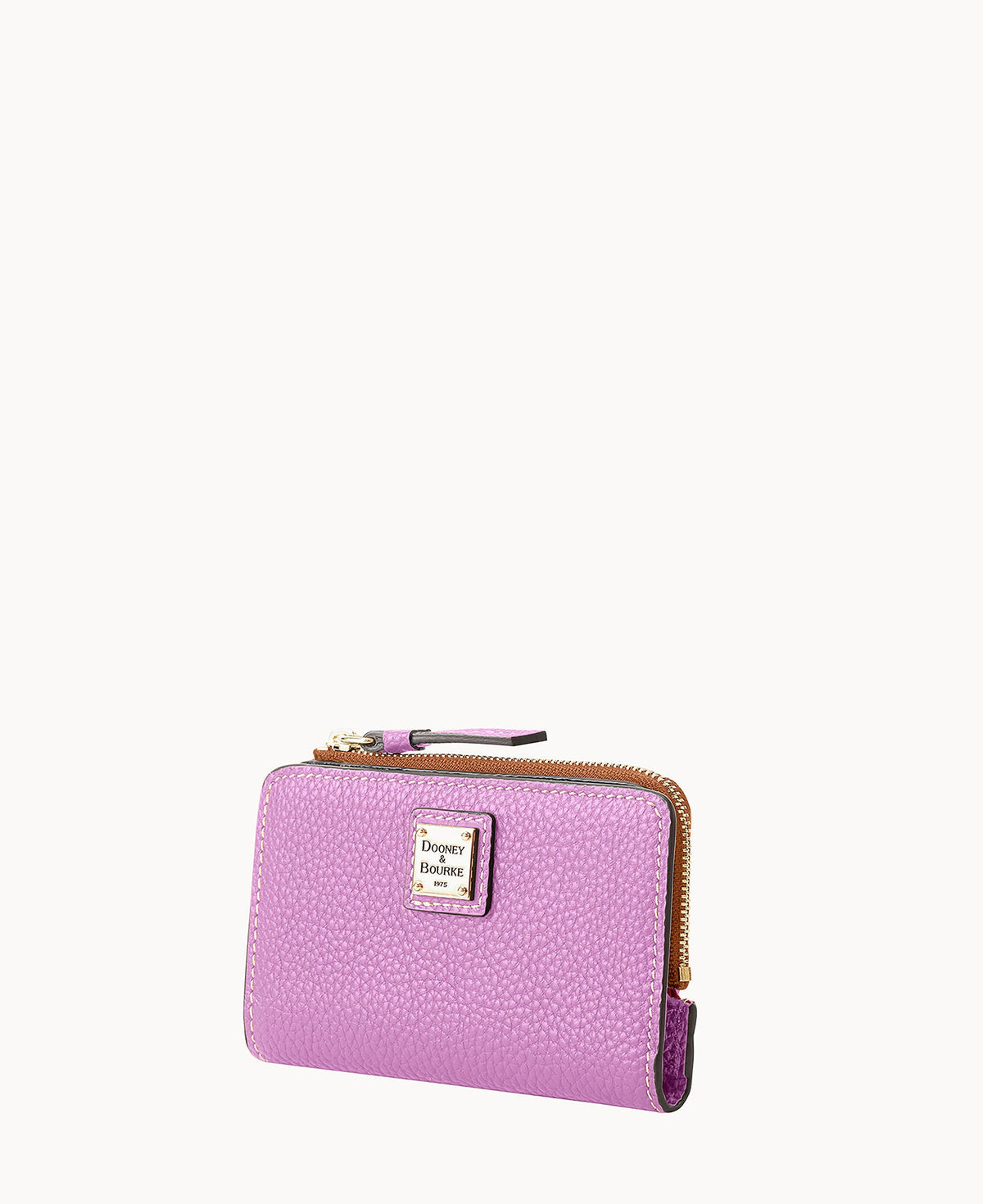 Pebble Grain Zip Credit Card Wallet 14