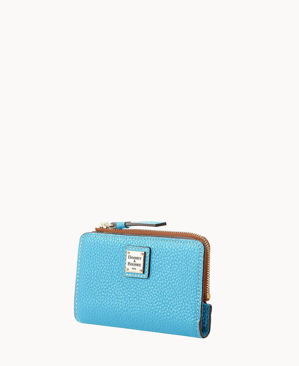 Pebble Grain Zip Credit Card Wallet 14
