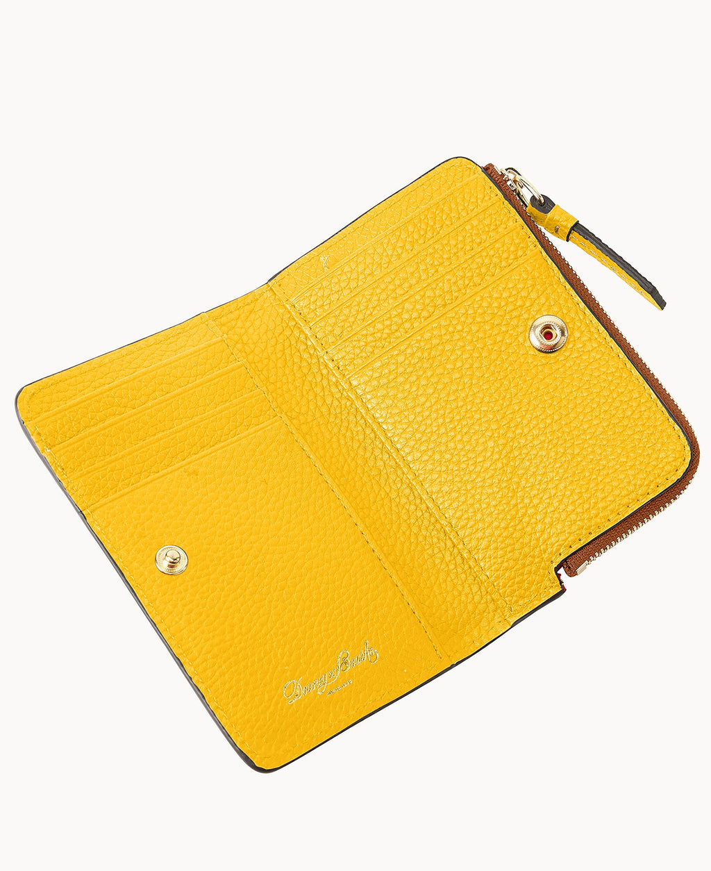 Pebble Grain Zip Credit Card Wallet 14