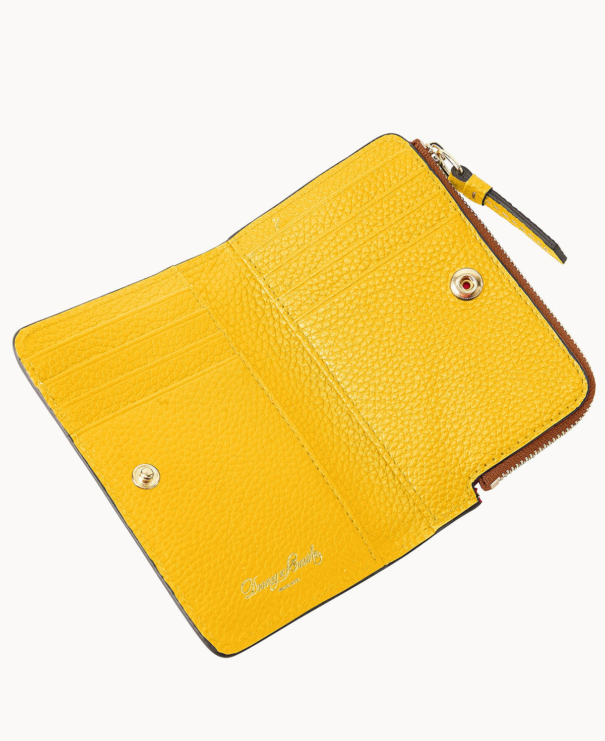 Pebble Grain Zip Credit Card Wallet 14