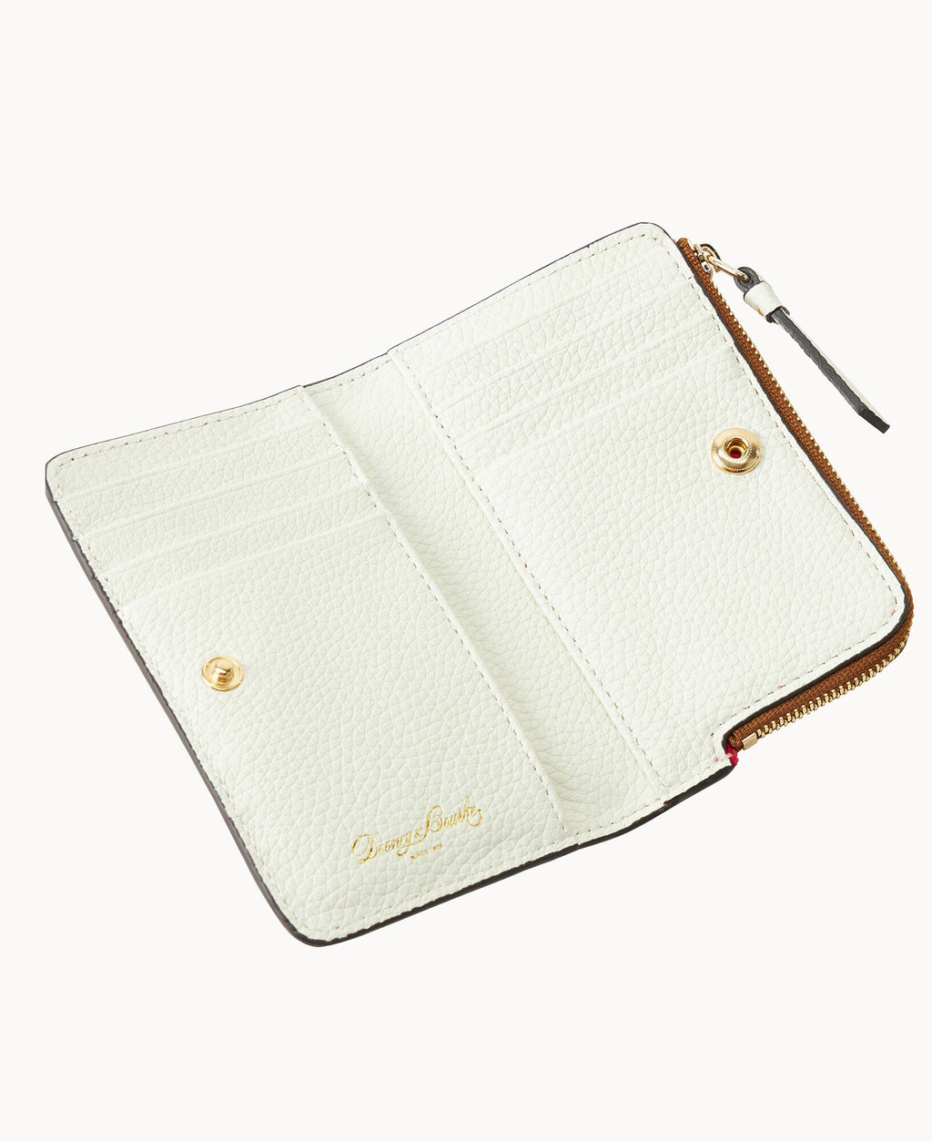 Pebble Grain Zip Credit Card Wallet 14