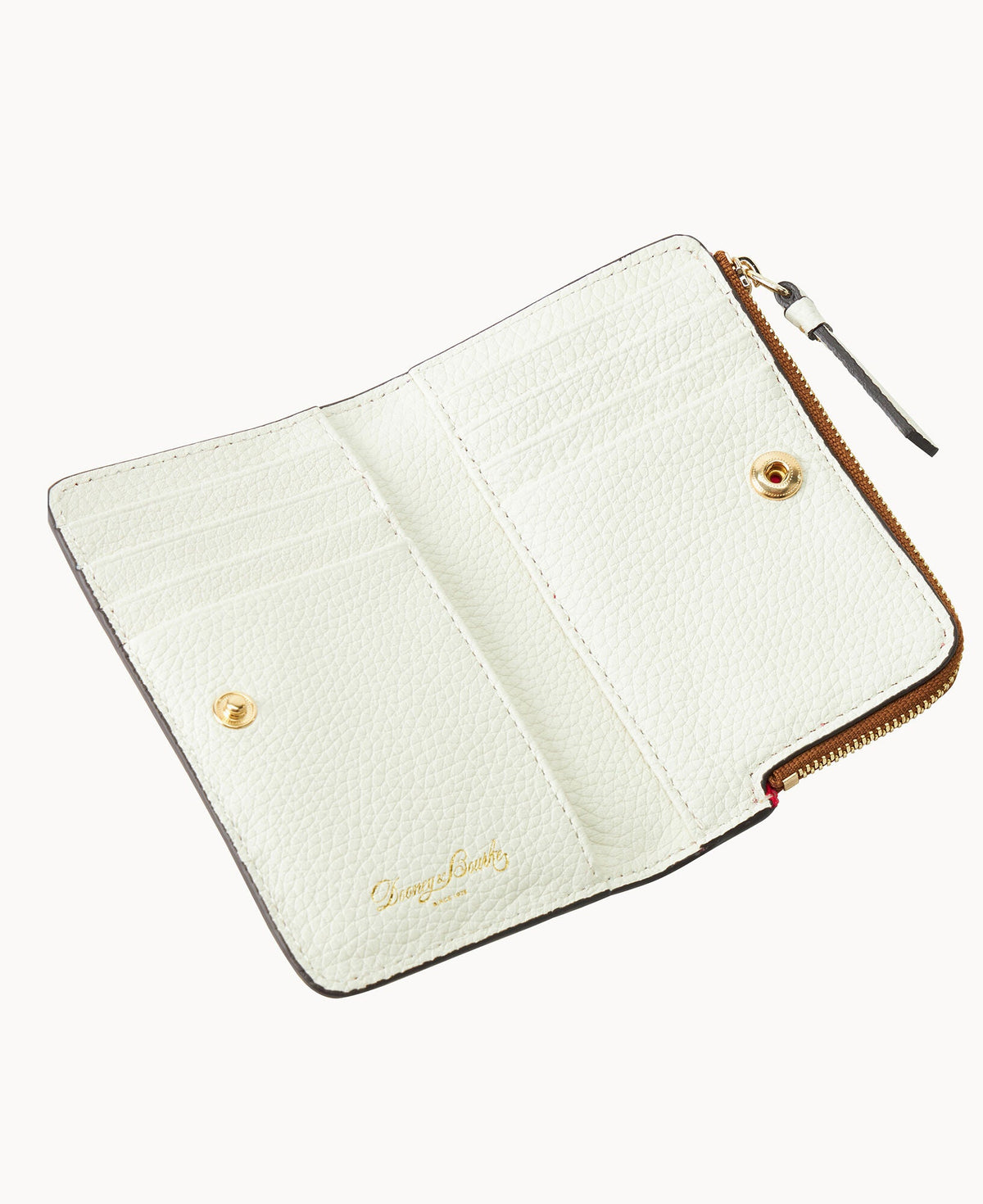Pebble Grain Zip Credit Card Wallet 14