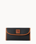 Pebble Grain Continental Clutch
