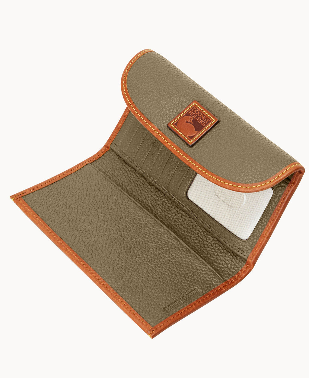 Pebble Grain Continental Clutch