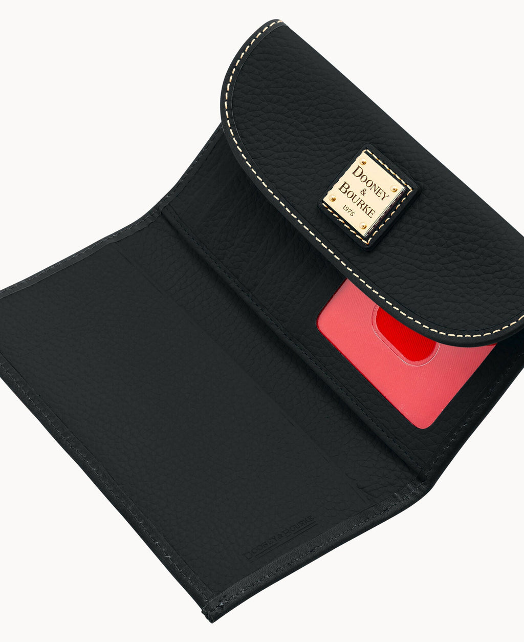 Pebble Grain Continental Clutch