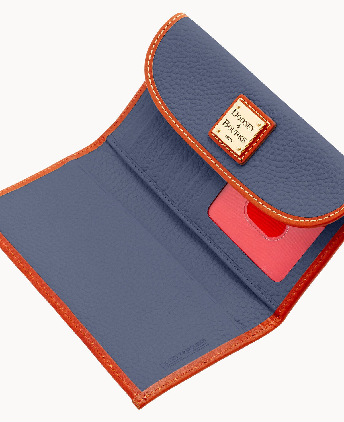 Pebble Grain Continental Clutch