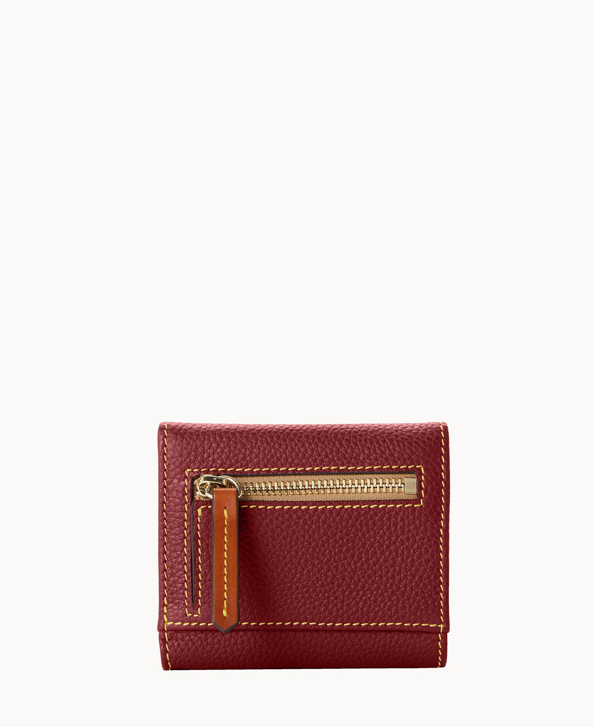 Pebble Grain Small Flap Wallet