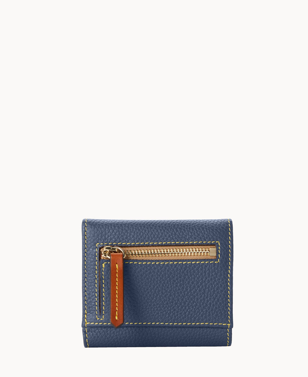 Pebble Grain Small Flap Wallet