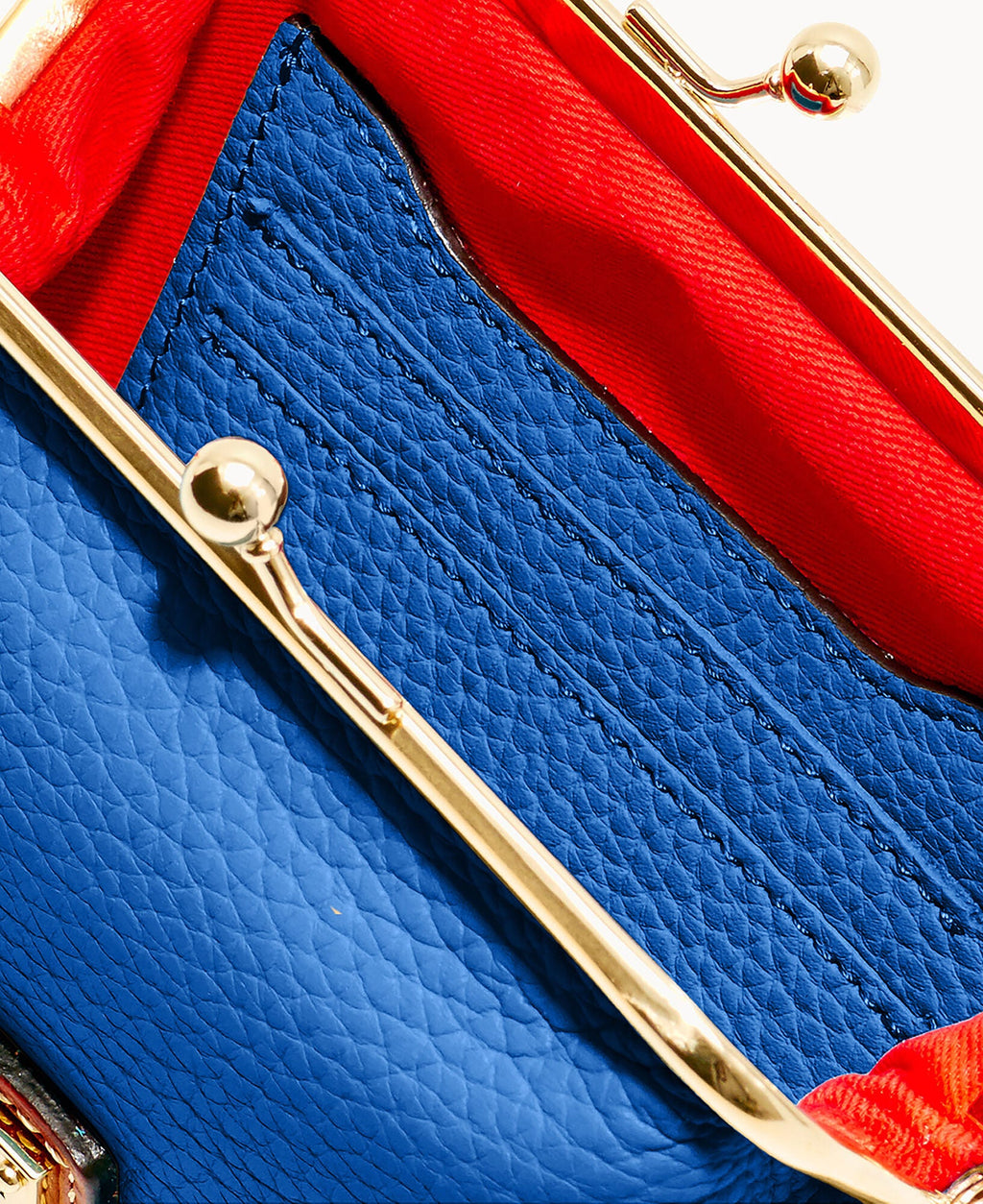 Pebble Grain Large Framed Purse