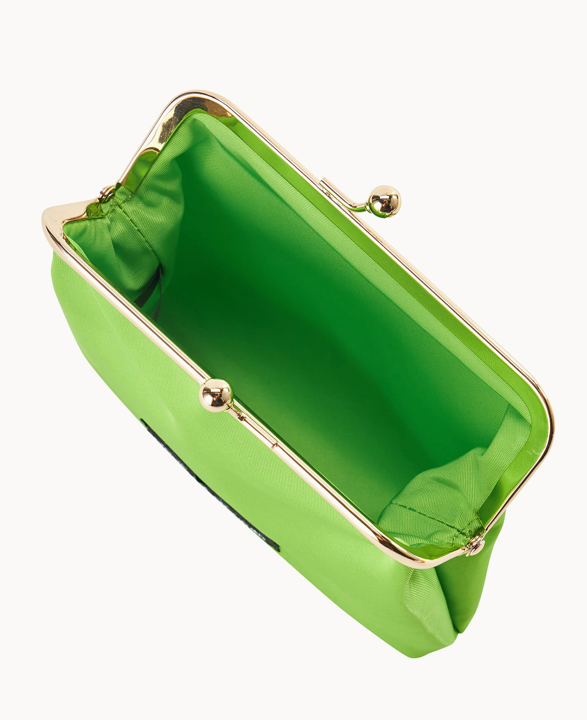 Nylon Large Framed Purse