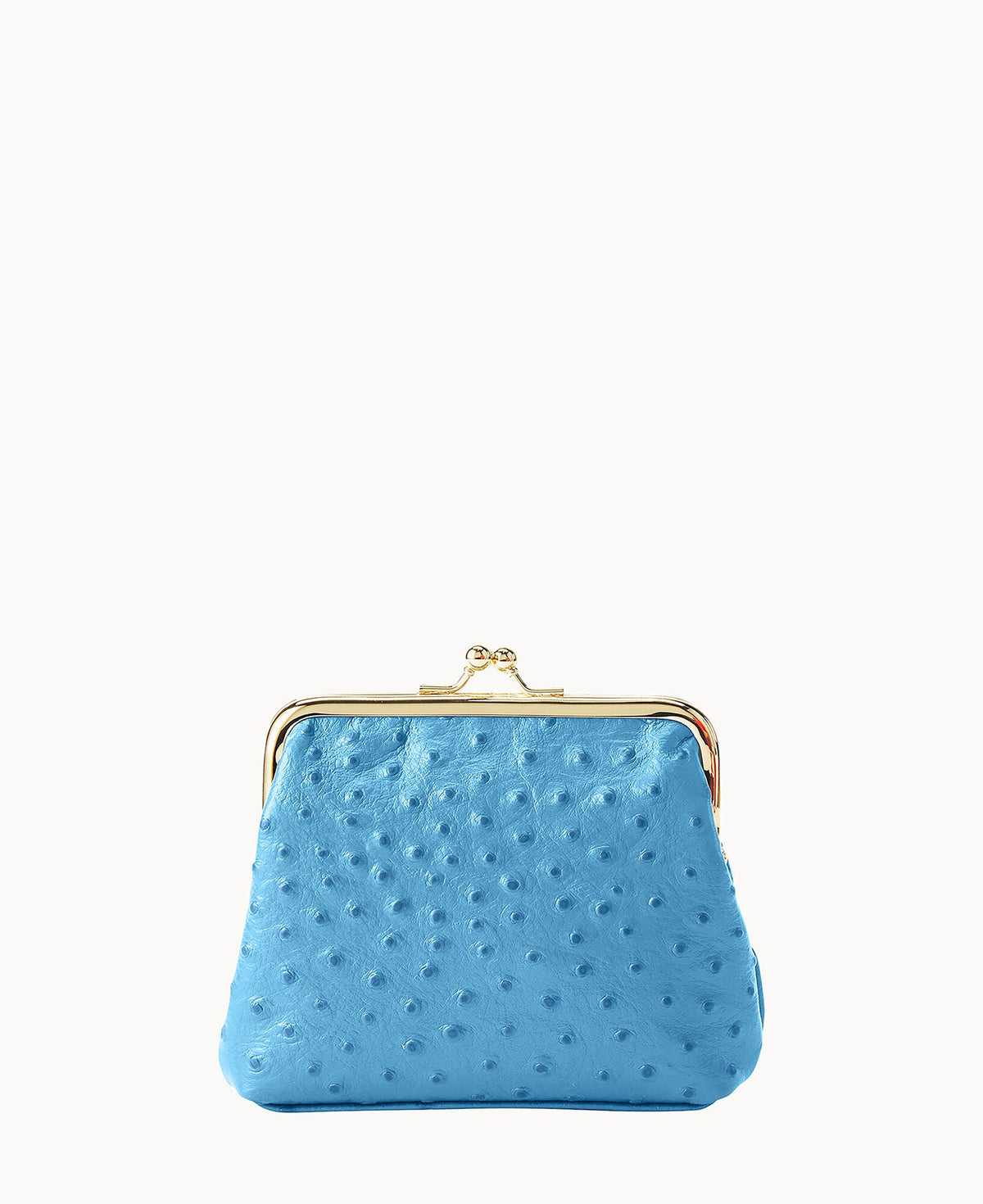 Ostrich Large Framed Purse