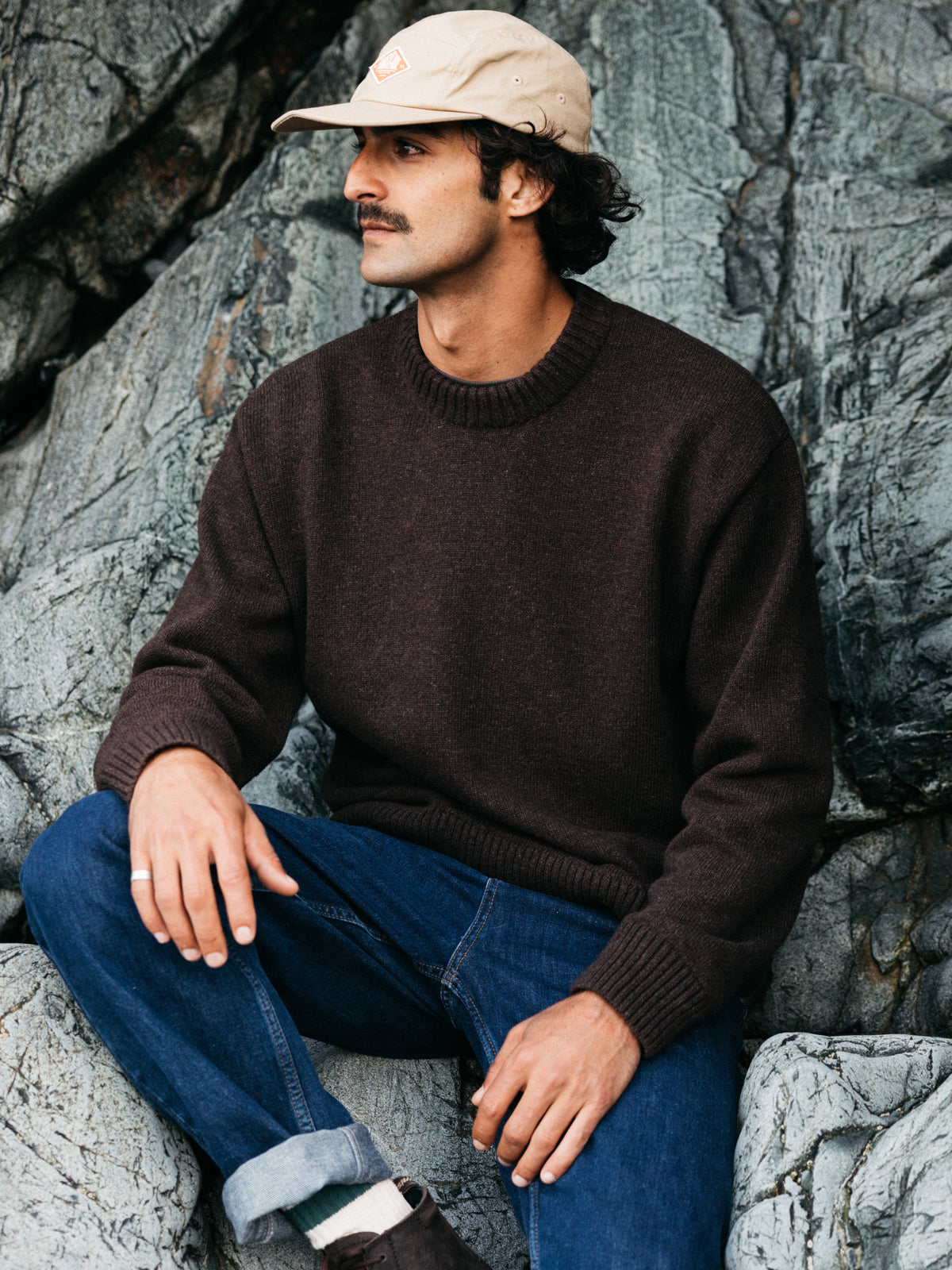 Men's Escall Crew Neck Knit Jumper