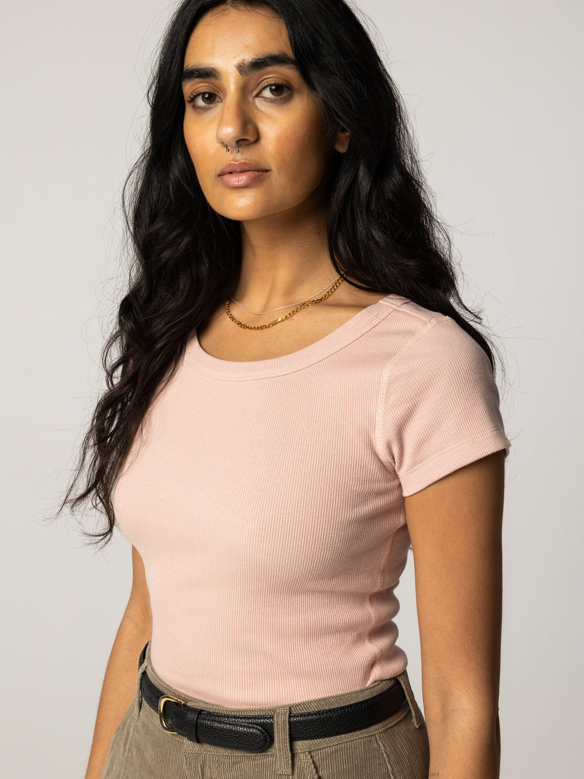 Women's Powes Ribbed T-shirt