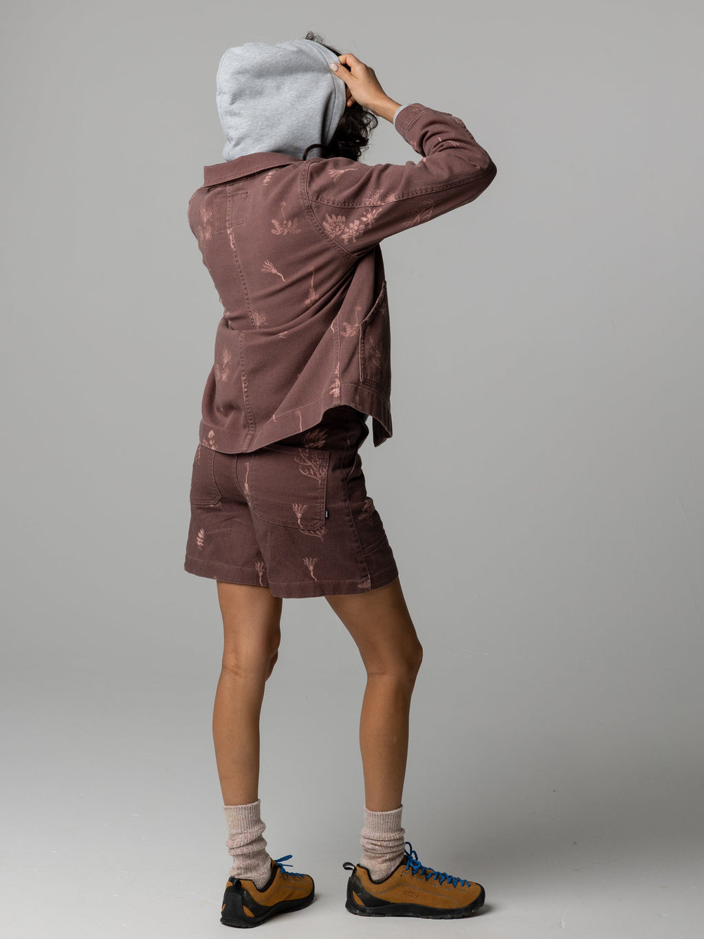 Women's Floral Marine Yarrel Printed Jacket