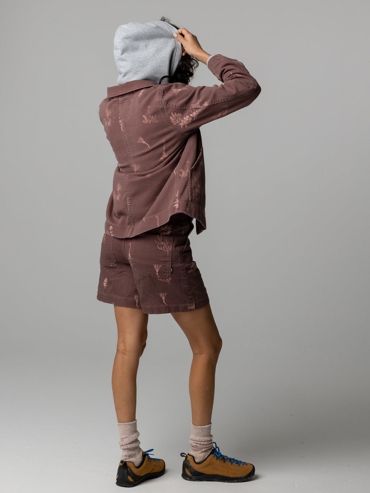 Women's Floral Marine Yarrel Printed Jacket