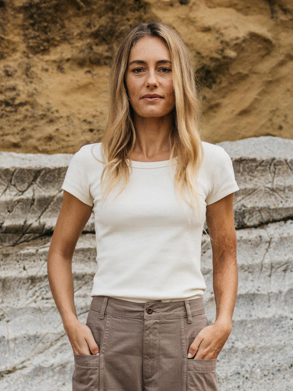 Women's Powes Ribbed T-shirt