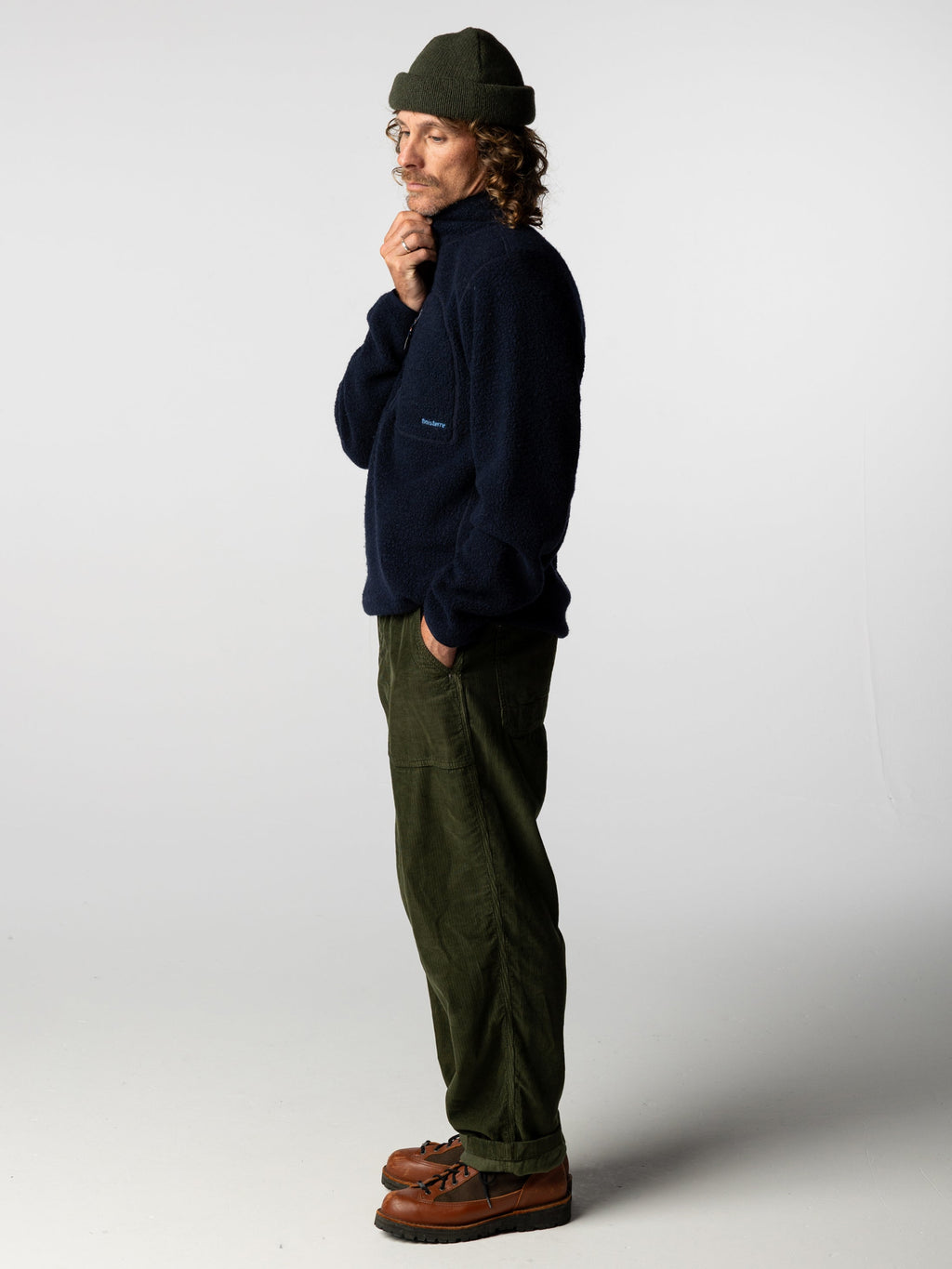 Men's Portell Wool 1/4 Zip Fleece